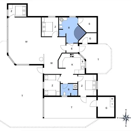 Casa de Férias Bl295-saltum-graabakken-2